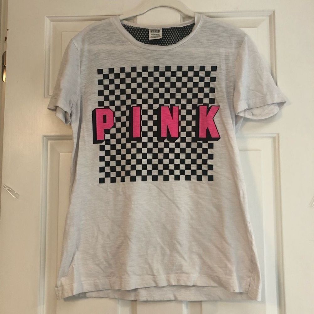 PINK Victoria Secrete Totally 80s Retro Tee Shirt Size Small